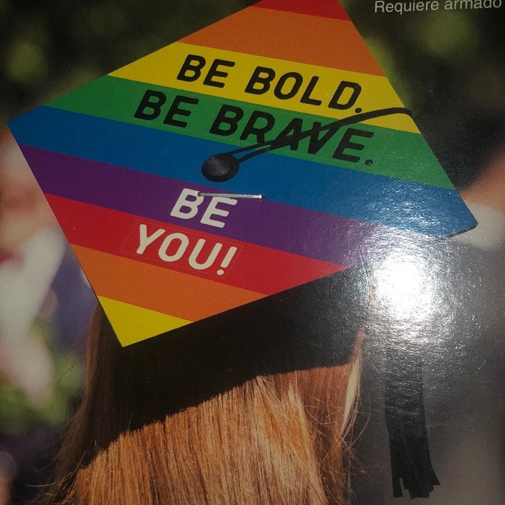 New Graduation Cap Hat for College or High School unisex Rainbow Colorful Y2K